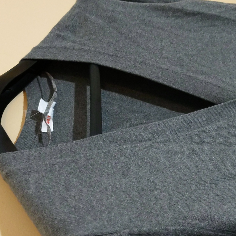 Joe Fresh| NWT Long Grey Buttoned Down Long Sleeve Cardigan Cotton Blend - Picture 5 of 14